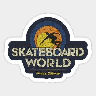 Skateboard World 1977 Sticker